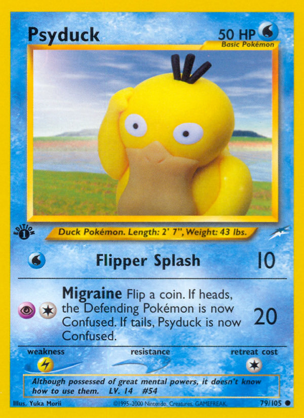 Psyduck (79/105) [Neo Destiny 1st Edition] | Exor Games Dartmouth