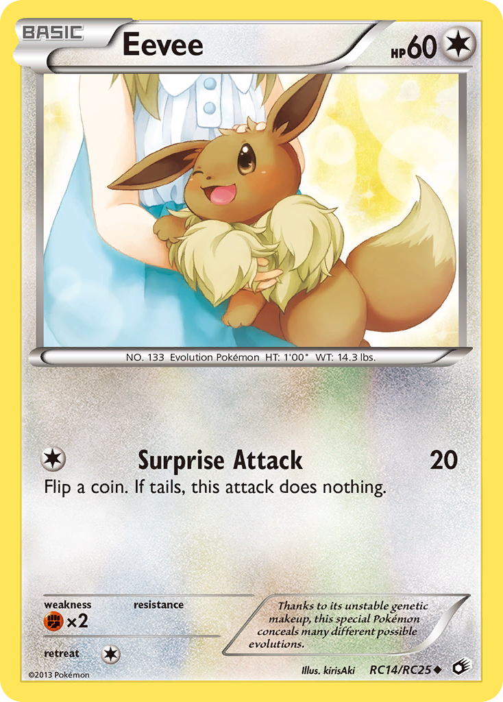 Eevee (RC14/RC25) [Black & White: Legendary Treasures] | Exor Games Dartmouth