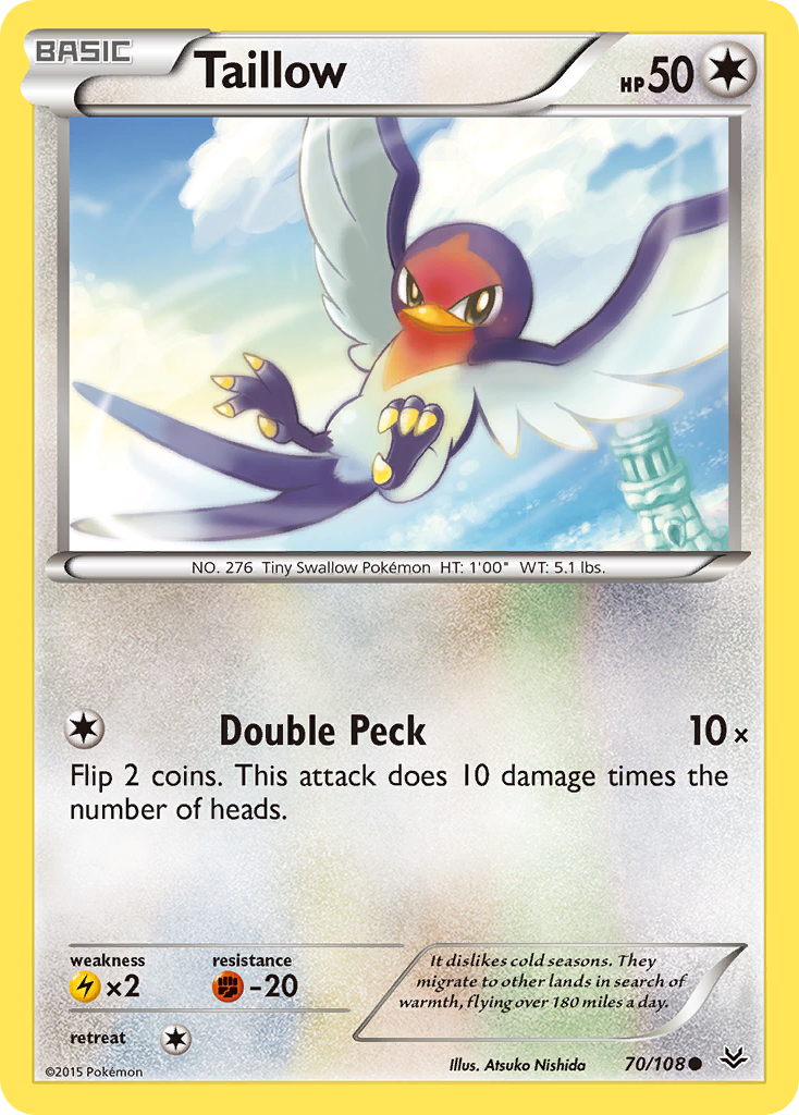 Taillow (70/108) [XY: Roaring Skies] | Exor Games Dartmouth