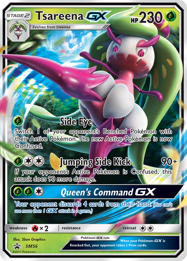 Tsareena GX (SM56) [Sun & Moon: Black Star Promos] | Exor Games Dartmouth
