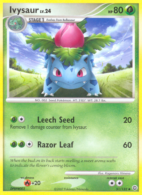 Ivysaur (51/132) [Diamond & Pearl: Secret Wonders] | Exor Games Dartmouth