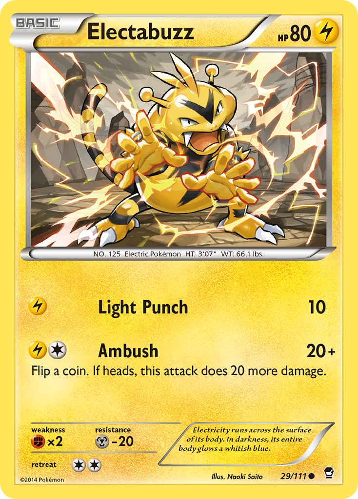 Electabuzz (29/111) [XY: Furious Fists] | Exor Games Dartmouth