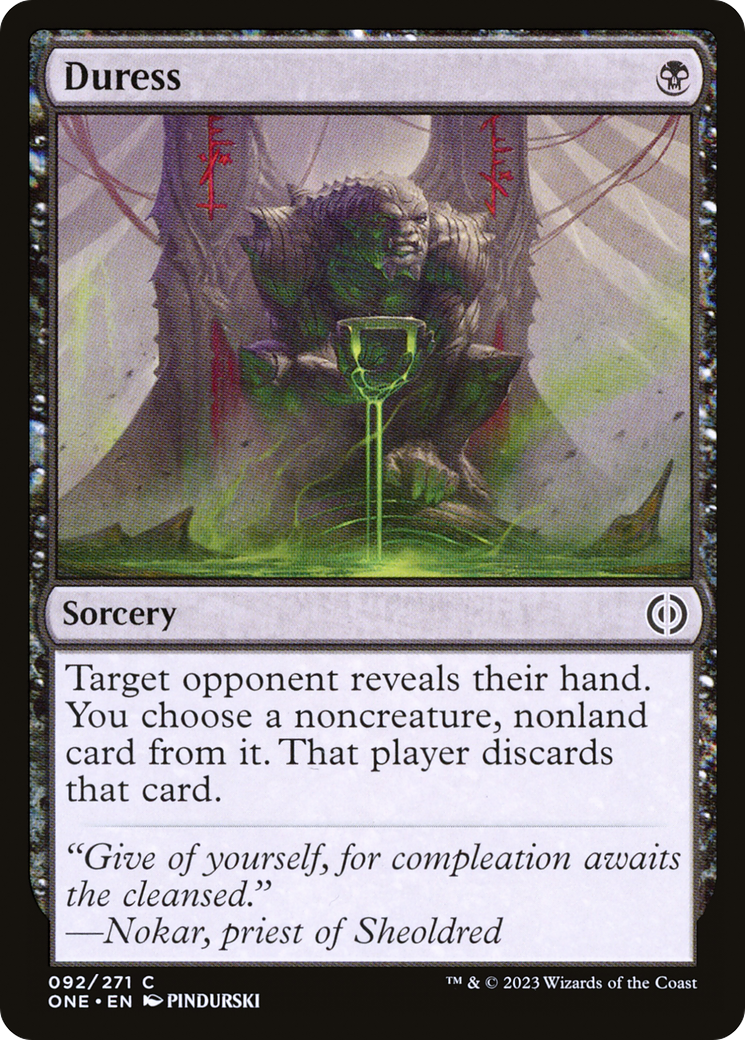 Duress [Phyrexia: All Will Be One] | Exor Games Dartmouth