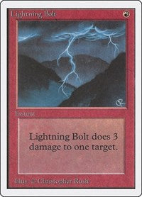 Lightning Bolt [Unlimited Edition] | Exor Games Dartmouth