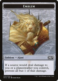 Ajani Steadfast Emblem [Magic 2015 Tokens] | Exor Games Dartmouth