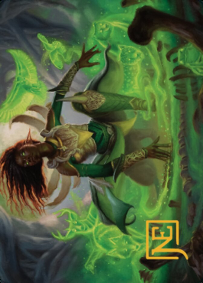 Fauna Shaman Art Card (Gold-Stamped Signature) [The Brothers' War Art Series] | Exor Games Dartmouth