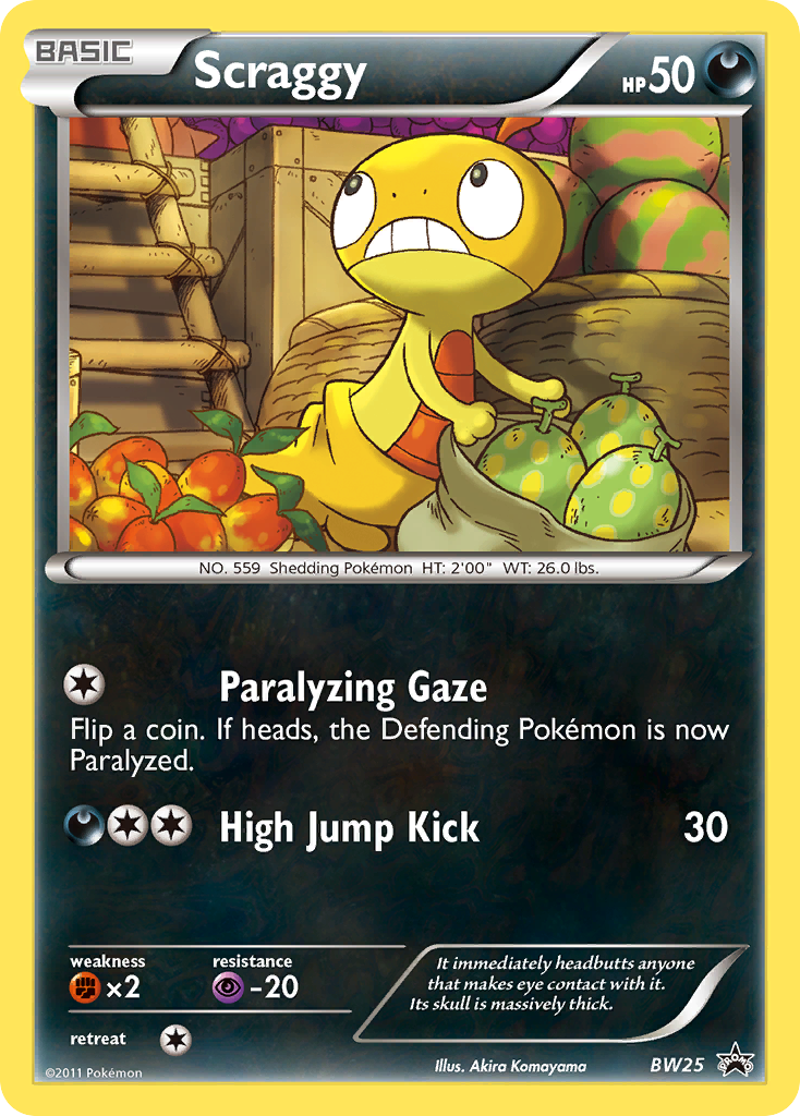 Scraggy (BW25) [Black & White: Black Star Promos] | Exor Games Dartmouth