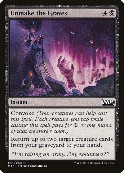 Unmake the Graves [Magic 2015] | Exor Games Dartmouth