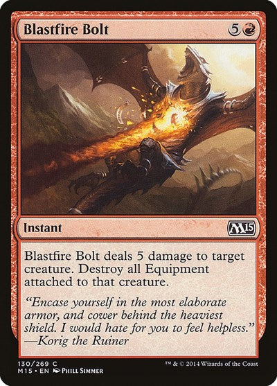 Blastfire Bolt [Magic 2015] | Exor Games Dartmouth