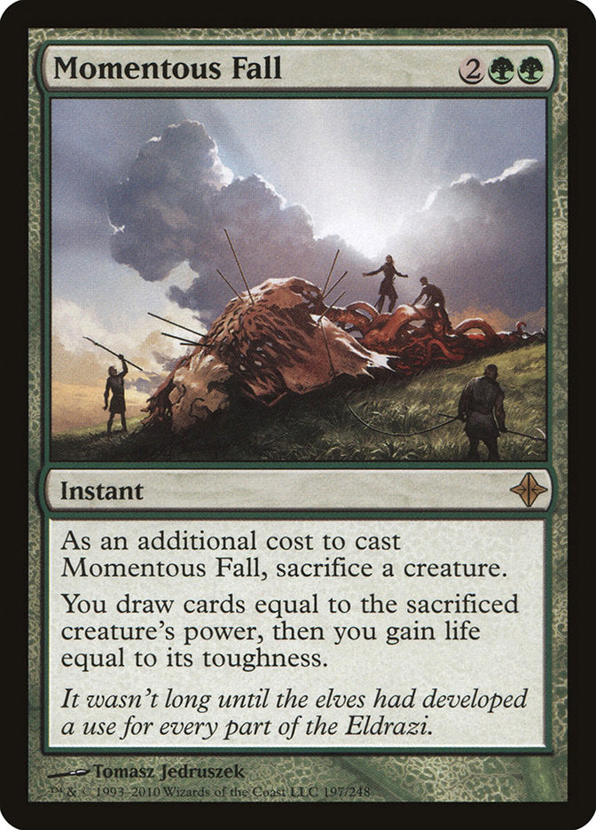 Momentous Fall [Rise of the Eldrazi] | Exor Games Dartmouth