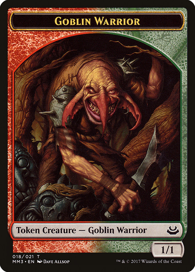 Goblin Warrior [Modern Masters 2017 Tokens] | Exor Games Dartmouth