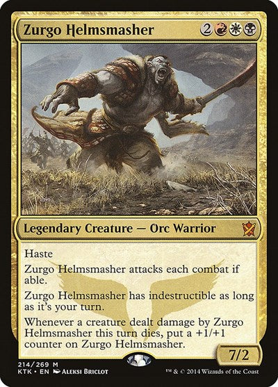 Zurgo Helmsmasher [Khans of Tarkir] | Exor Games Dartmouth