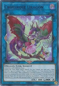 Crossrose Dragon (Purple) [LDS2-EN114] Ultra Rare | Exor Games Dartmouth