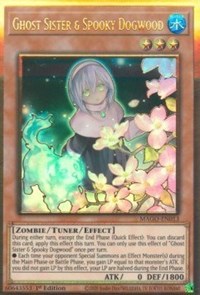 Ghost Sister & Spooky Dogwood (Alternate Art) [MAGO-EN013] Gold Rare | Exor Games Dartmouth