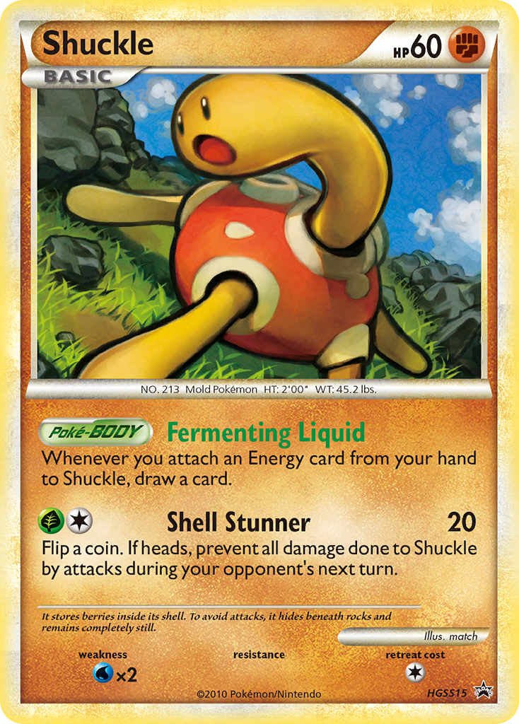 Shuckle (HGSS15) [HeartGold & SoulSilver: Black Star Promos] | Exor Games Dartmouth