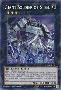 Giant Soldier of Steel (Shatterfoil) [BP03-EN126] Rare | Exor Games Dartmouth