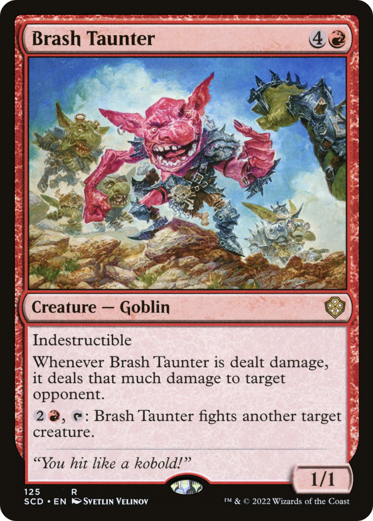 Brash Taunter [Starter Commander Decks] | Exor Games Dartmouth