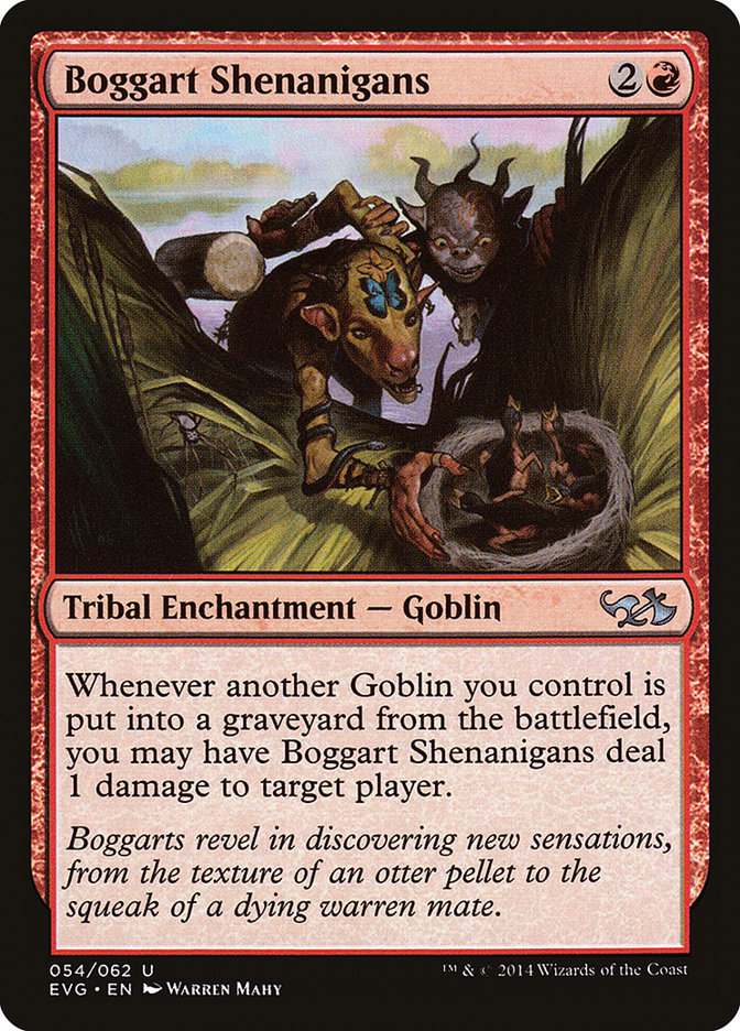 Boggart Shenanigans (Elves vs. Goblins) [Duel Decks Anthology] | Exor Games Dartmouth