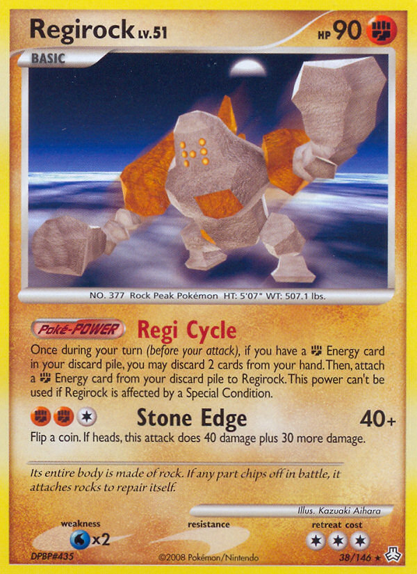 Regirock (38/146) [Diamond & Pearl: Legends Awakened] | Exor Games Dartmouth