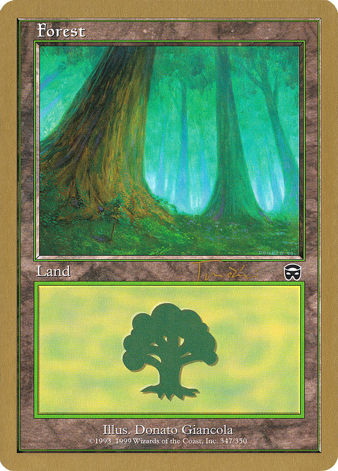 Forest (jt347a) (Jan Tomcani) [World Championship Decks 2001] | Exor Games Dartmouth
