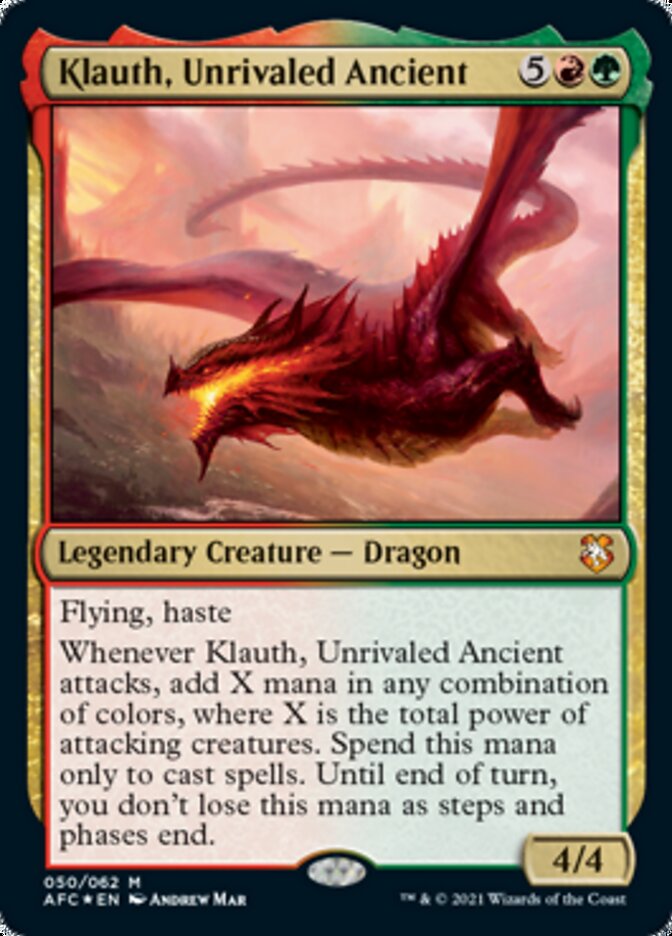 Klauth, Unrivaled Ancient [Dungeons & Dragons: Adventures in the Forgotten Realms Commander] | Exor Games Dartmouth