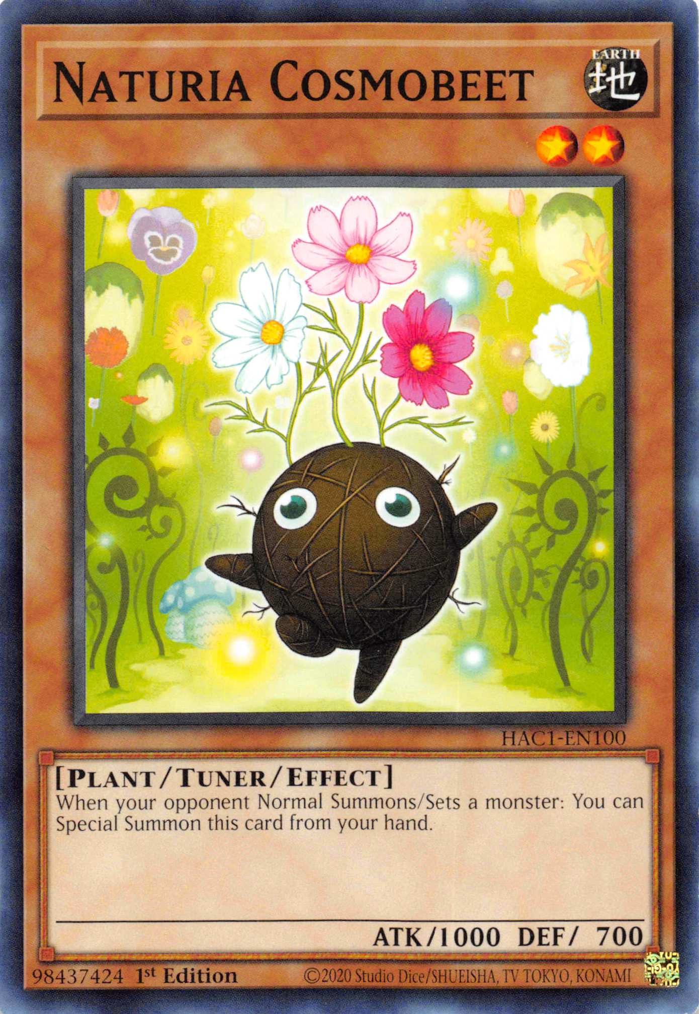 Naturia Cosmobeet [HAC1-EN100] Common | Exor Games Dartmouth