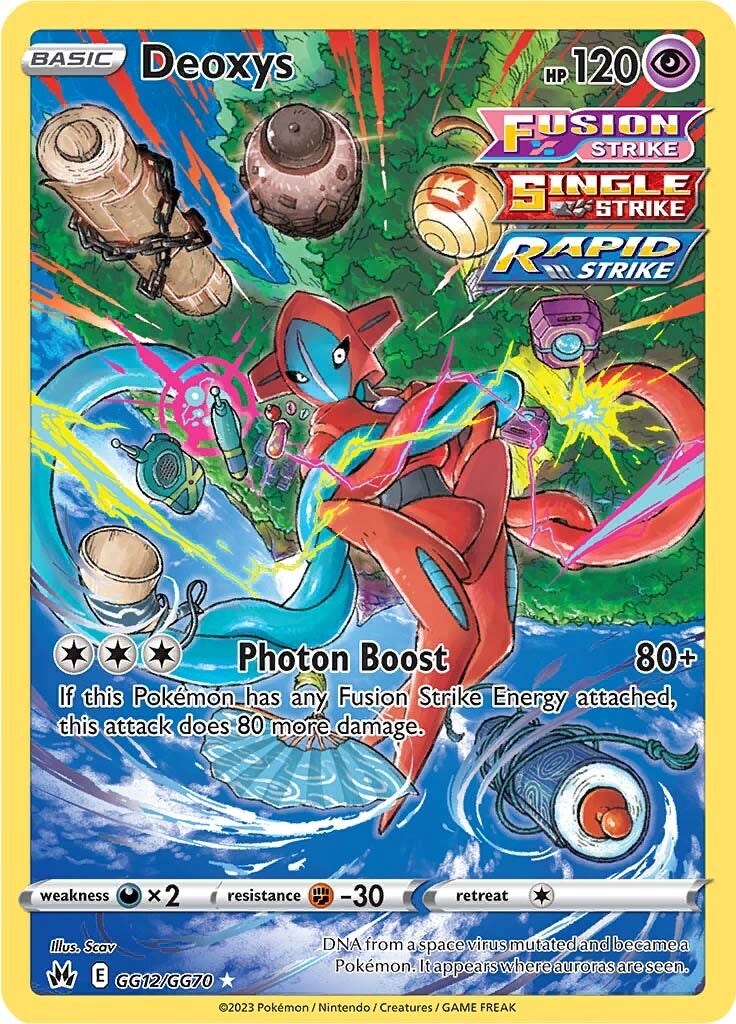 Deoxys (GG12/GG70) [Sword & Shield: Crown Zenith] | Exor Games Dartmouth