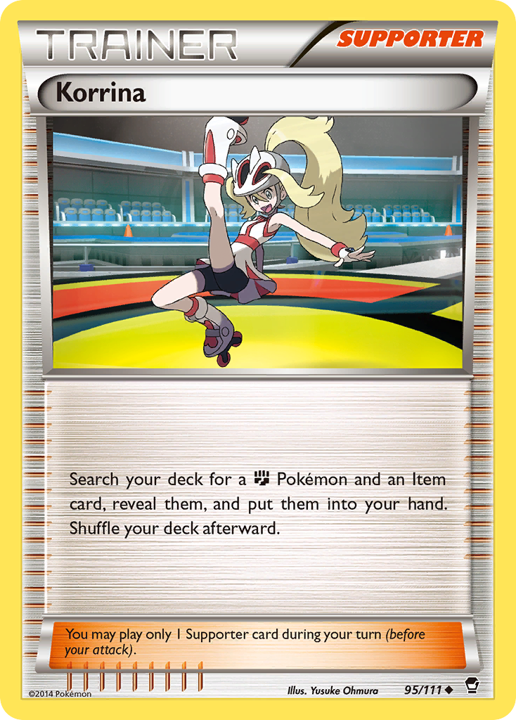 Korrina (95/111) [XY: Furious Fists] | Exor Games Dartmouth