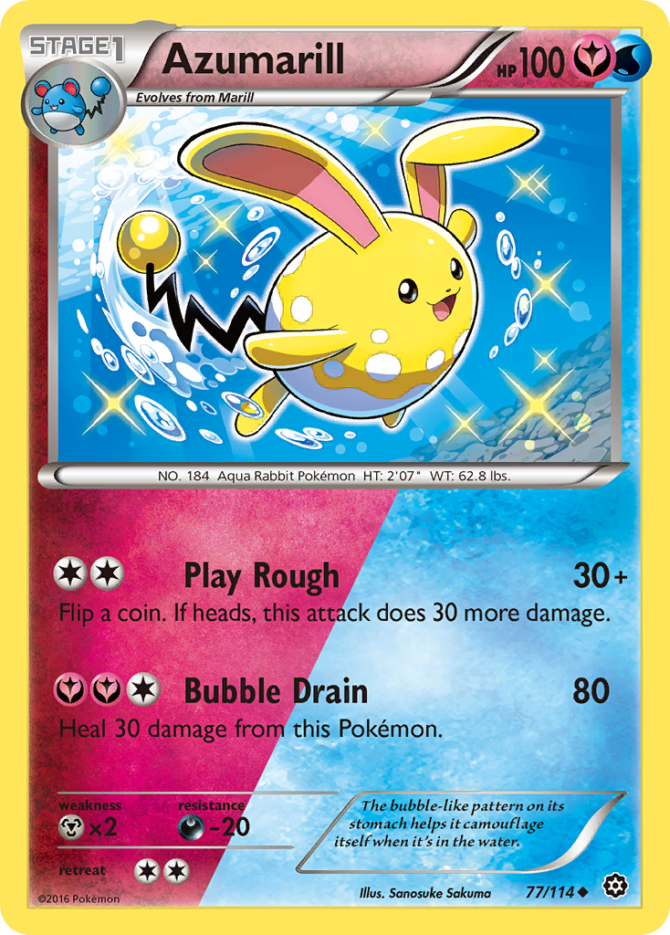 Azumarill (77/114) [XY: Steam Siege] | Exor Games Dartmouth