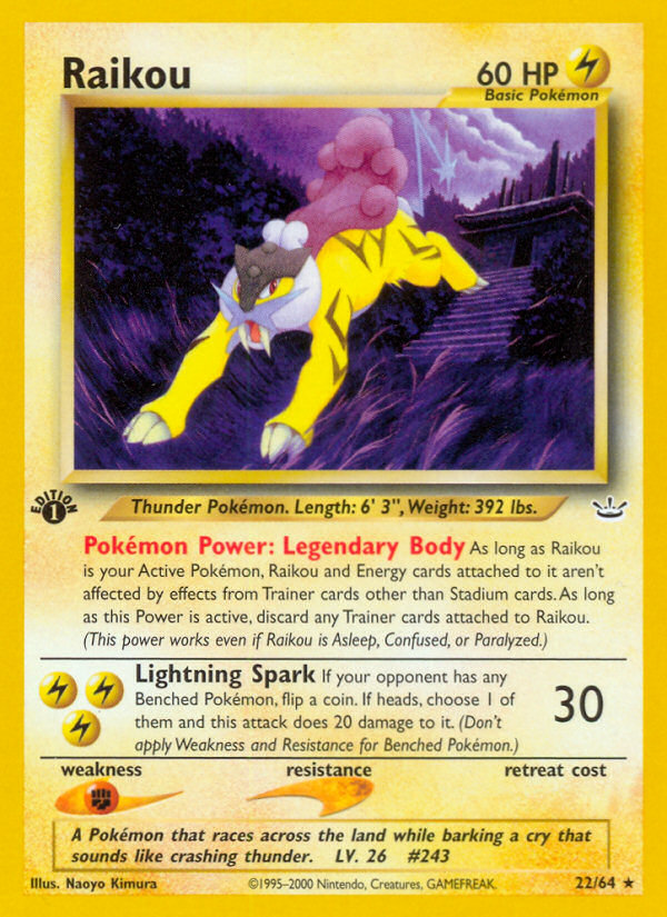 Raikou (22/64) [Neo Revelation 1st Edition] | Exor Games Dartmouth