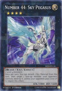Number 44: Sky Pegasus (Shatterfoil) [BP03-EN130] Rare | Exor Games Dartmouth