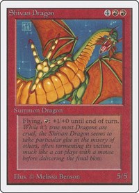 Shivan Dragon [Unlimited Edition] | Exor Games Dartmouth