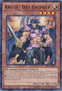 Knight Day Grepher (Shatterfoil) [BP03-EN109] Rare | Exor Games Dartmouth