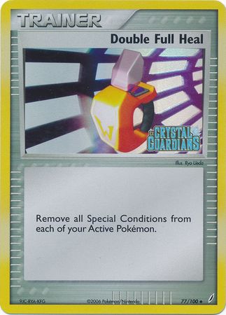 Double Full Heal (77/100) (Stamped) [EX: Crystal Guardians] | Exor Games Dartmouth