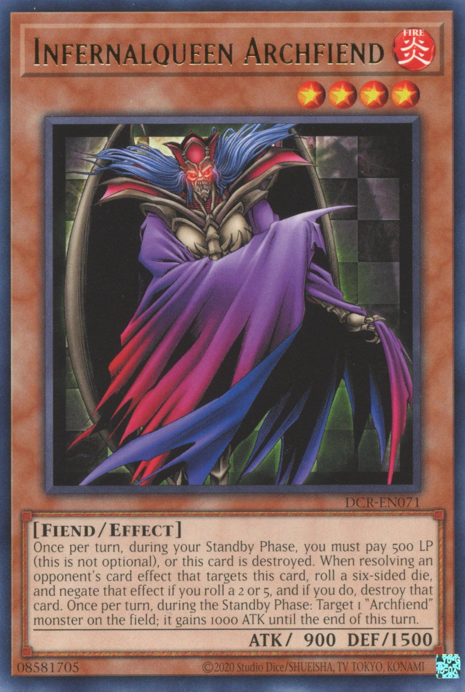 Infernalqueen Archfiend [DCR-EN071] Rare | Exor Games Dartmouth