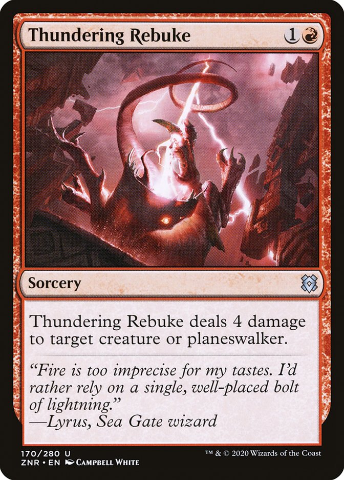 Thundering Rebuke [Zendikar Rising] | Exor Games Dartmouth