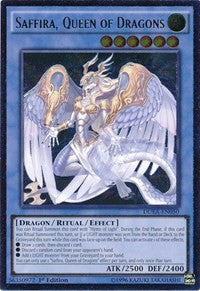 Saffira, Queen of Dragons (UTR) [DUEA-EN050] Ultimate Rare | Exor Games Dartmouth