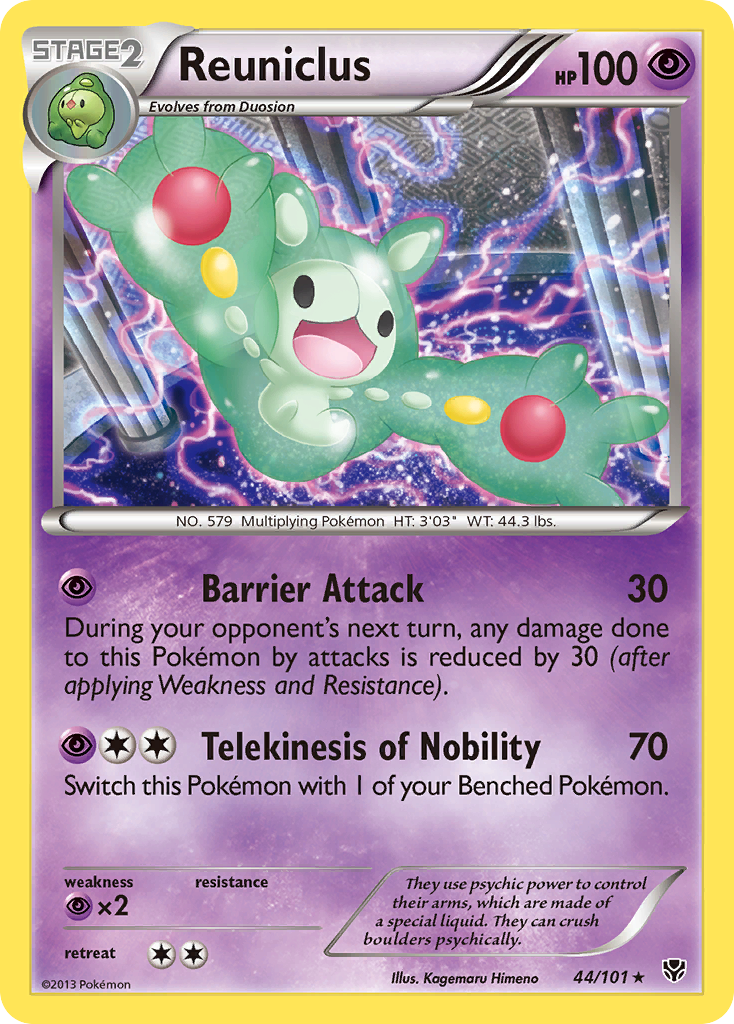 Reuniclus (44/101) [Black & White: Plasma Blast] | Exor Games Dartmouth