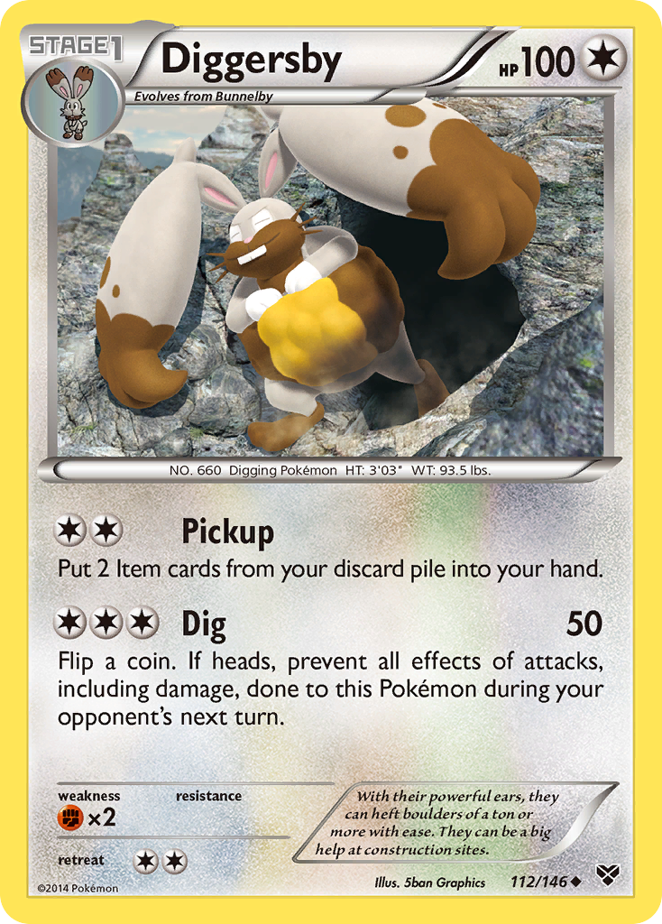 Diggersby (112/146) [XY: Base Set] | Exor Games Dartmouth