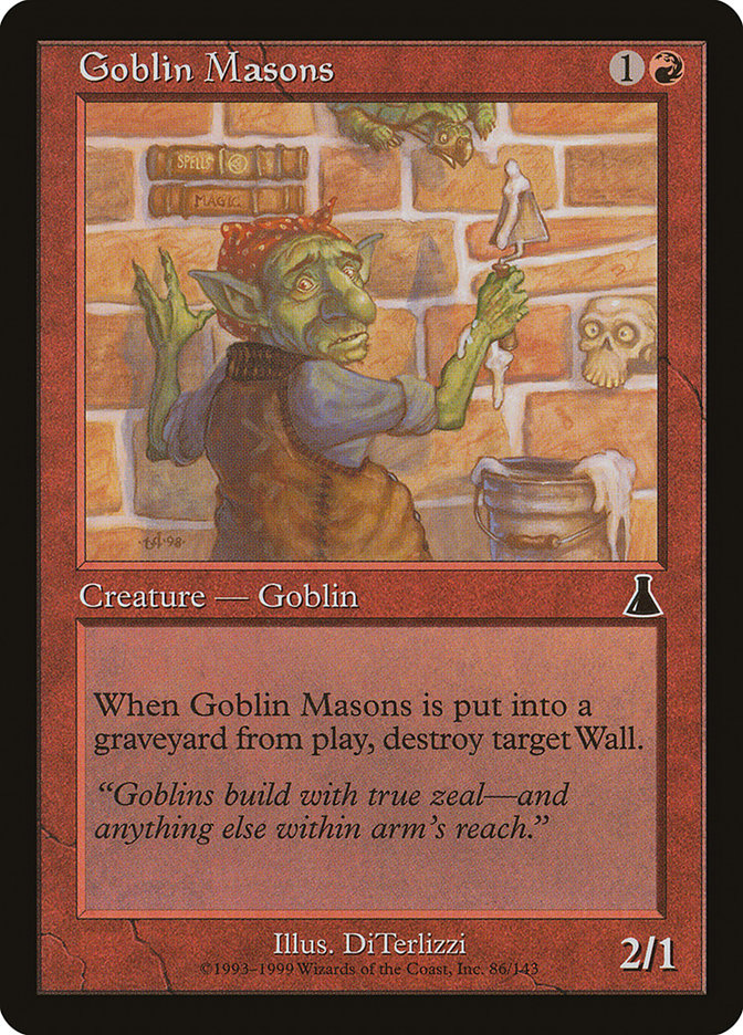 Goblin Masons [Urza's Destiny] | Exor Games Dartmouth