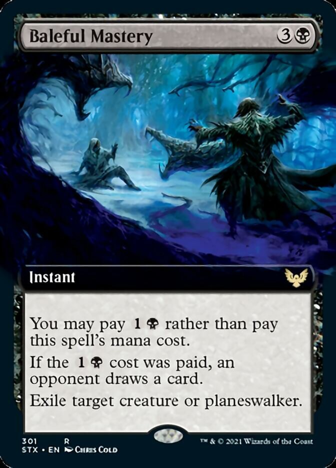 Baleful Mastery (Extended) [Strixhaven: School of Mages] | Exor Games Dartmouth
