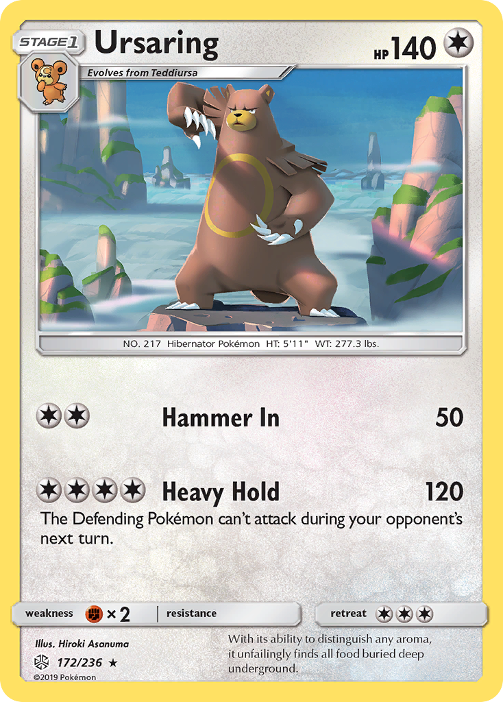 Ursaring (172/236) [Sun & Moon: Cosmic Eclipse] | Exor Games Dartmouth