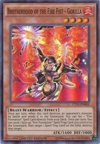 Brotherhood of the Fire Fist - Gorilla [CT11-EN003] Super Rare | Exor Games Dartmouth