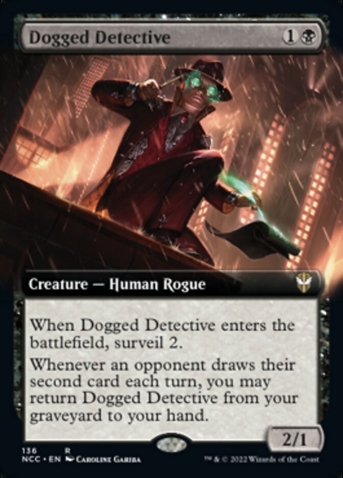 Dogged Detective (Extended Art) [Streets of New Capenna Commander] | Exor Games Dartmouth