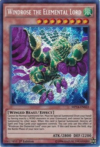 Windrose the Elemental Lord [MP14-EN022] Secret Rare | Exor Games Dartmouth