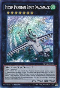 Mecha Phantom Beast Dracossack [MP14-EN030] Secret Rare | Exor Games Dartmouth