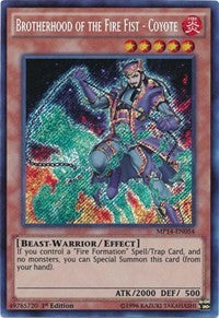 Brotherhood of the Fire Fist - Coyote [MP14-EN054] Secret Rare | Exor Games Dartmouth