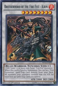 Brotherhood of the Fire Fist - Kirin [MP14-EN094] Rare | Exor Games Dartmouth