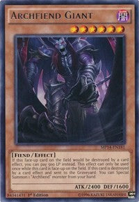 Archfiend Giant [MP14-EN181] Rare | Exor Games Dartmouth