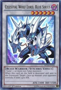 Celestial Wolf Lord, Blue Sirius [MP14-EN183] Ultra Rare | Exor Games Dartmouth